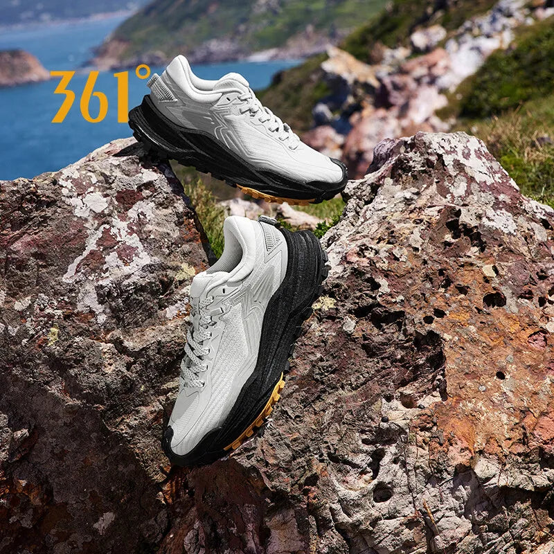 361 Degrees WUXIA 2 Running Shoes Light Breathable Cushioning Non-Slip Soft Outdoor Hiking Versatile Sneakers Male 672542201