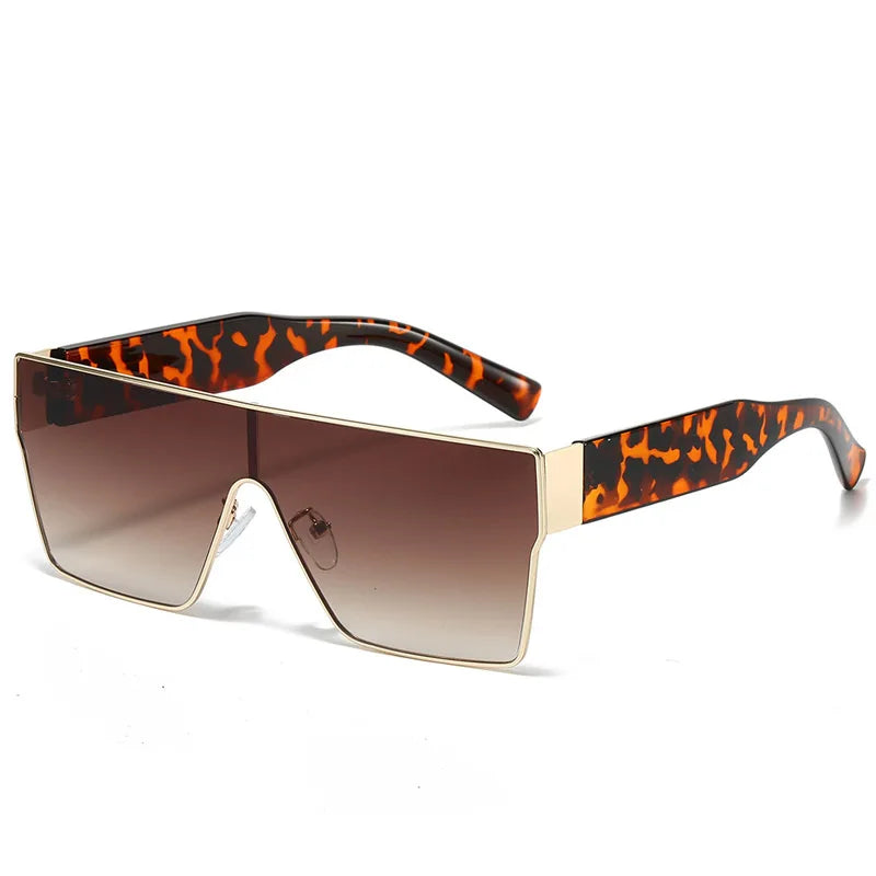 WarBLade Retro Square Sunglasses Men Women 2025 Luxury Brand Designer One Piece Decoration Sun Glasses Men Travelling Eyewear