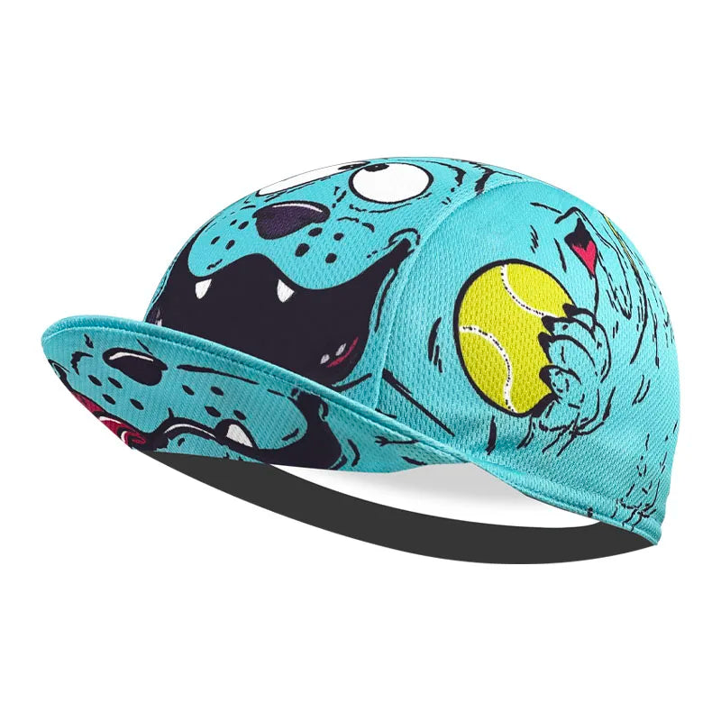 Red Retro Cycling Cap Black Series Most Popular Polyester Cycling Caps Sports Quick Dry Bicycle Hat Men Women Wear Absorb Sweat