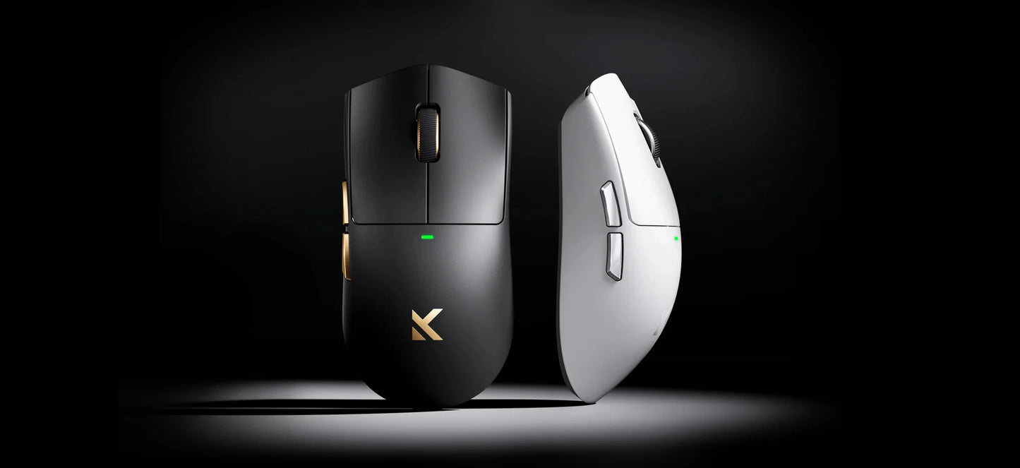 MCHOSE K7 Ultra bežični gaming miš PAW3950, dvostruka 8K stopa odziva, lagani magnetski stalak za bežično punjenje, za e-sport i ured