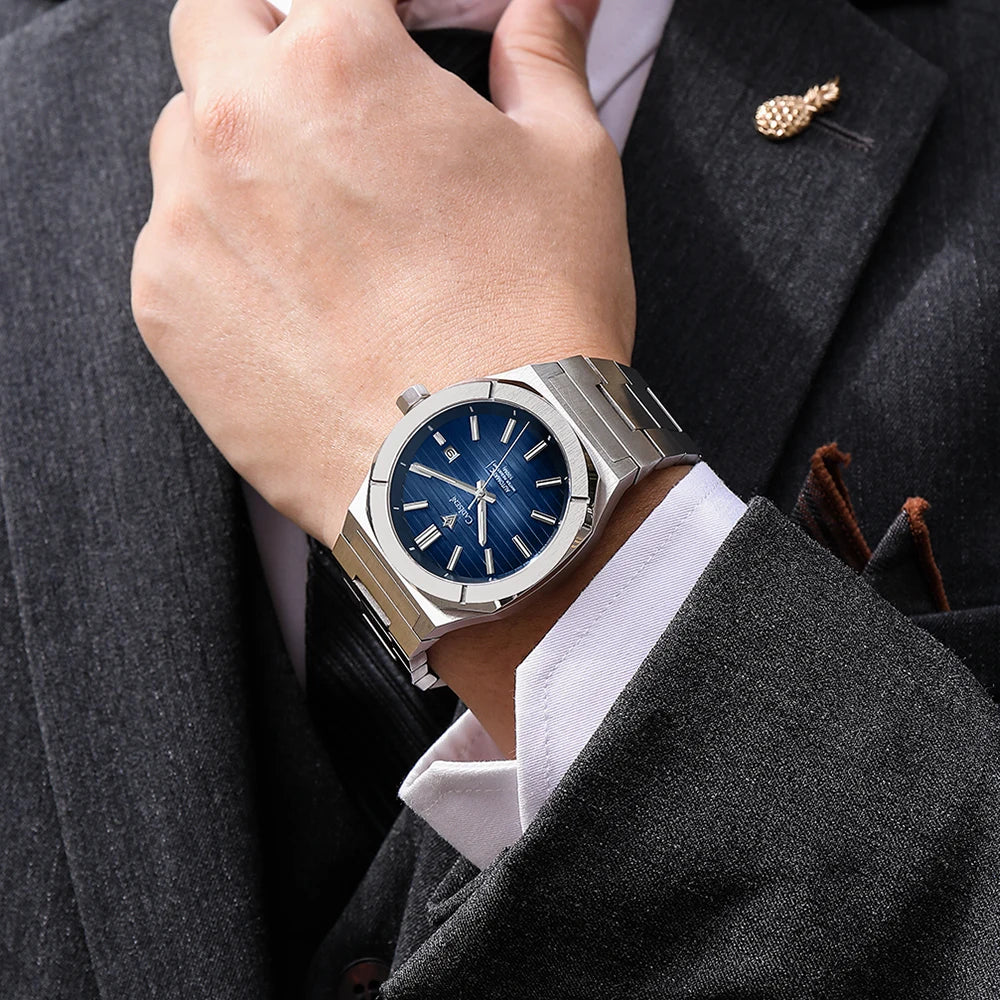 CADISEN Watch for Men Luxury Automatic Men Miyota 8215 Movement Sapphire Crystal 42mm Dial 100m Waterproof  Wristwatches C8200