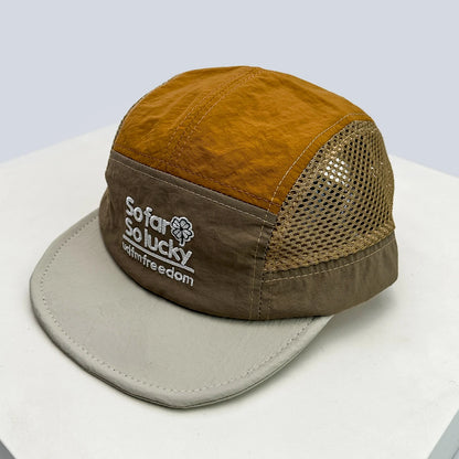 New Unisex Flat Eave Embroidered Letters Baseball Hats Breathable Korean Sunshade Quick Drying Peaked Caps Niche Versatile ins