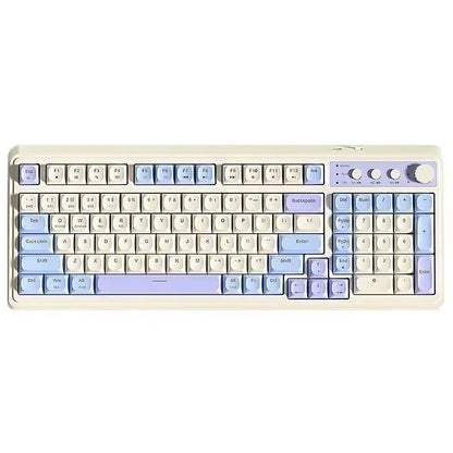 AULA S99 Keyboard 3-Mode Wireless Bluetooth Wired RGB Ergonomic 99Key Typing Mute Gaming Keyboard Custom PC Accessories Gifts