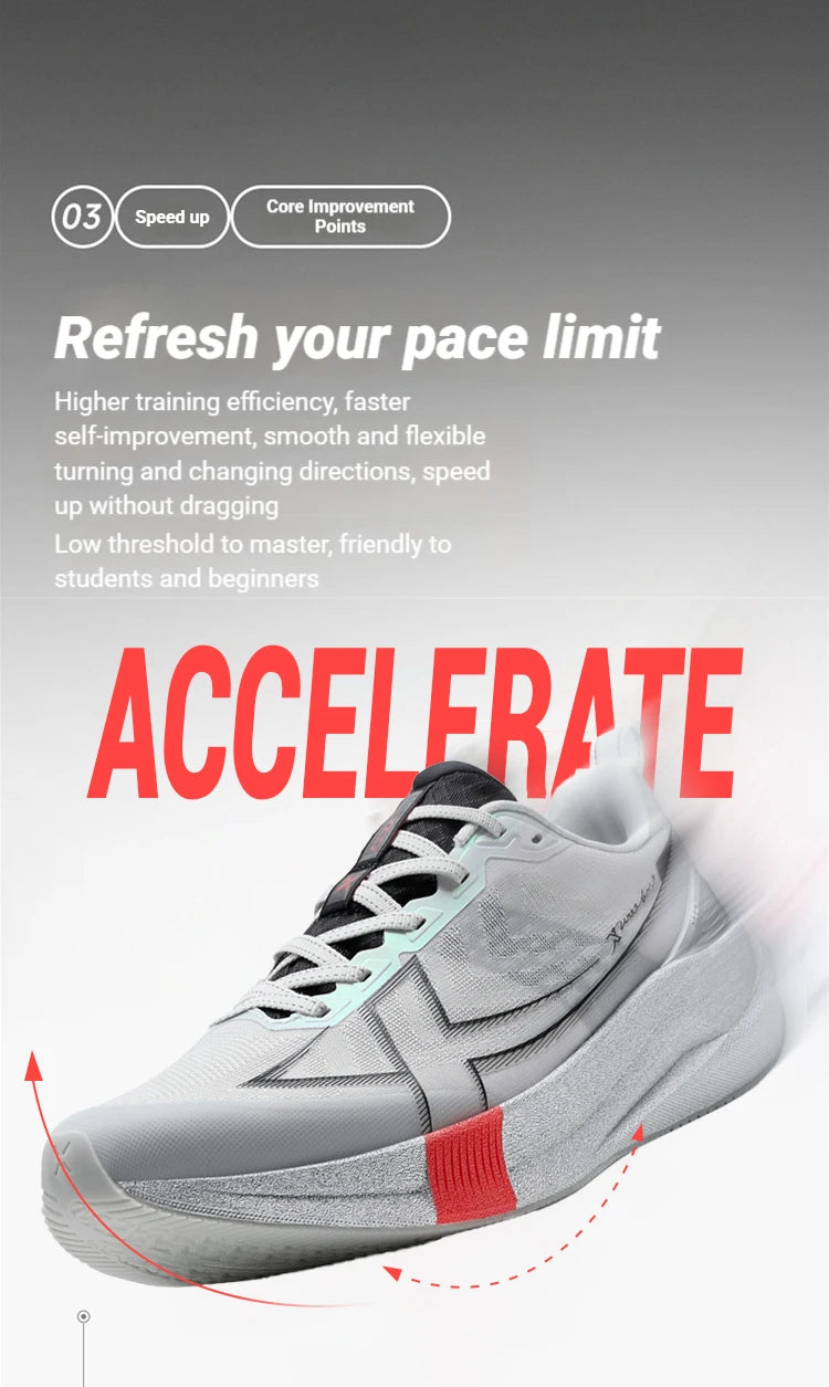 Xtep 2000km 5.0 Jogging Running Shoes For Women Cushion Fashion Color Durable Resistant Elasticity Sole Sneakers 874118110024