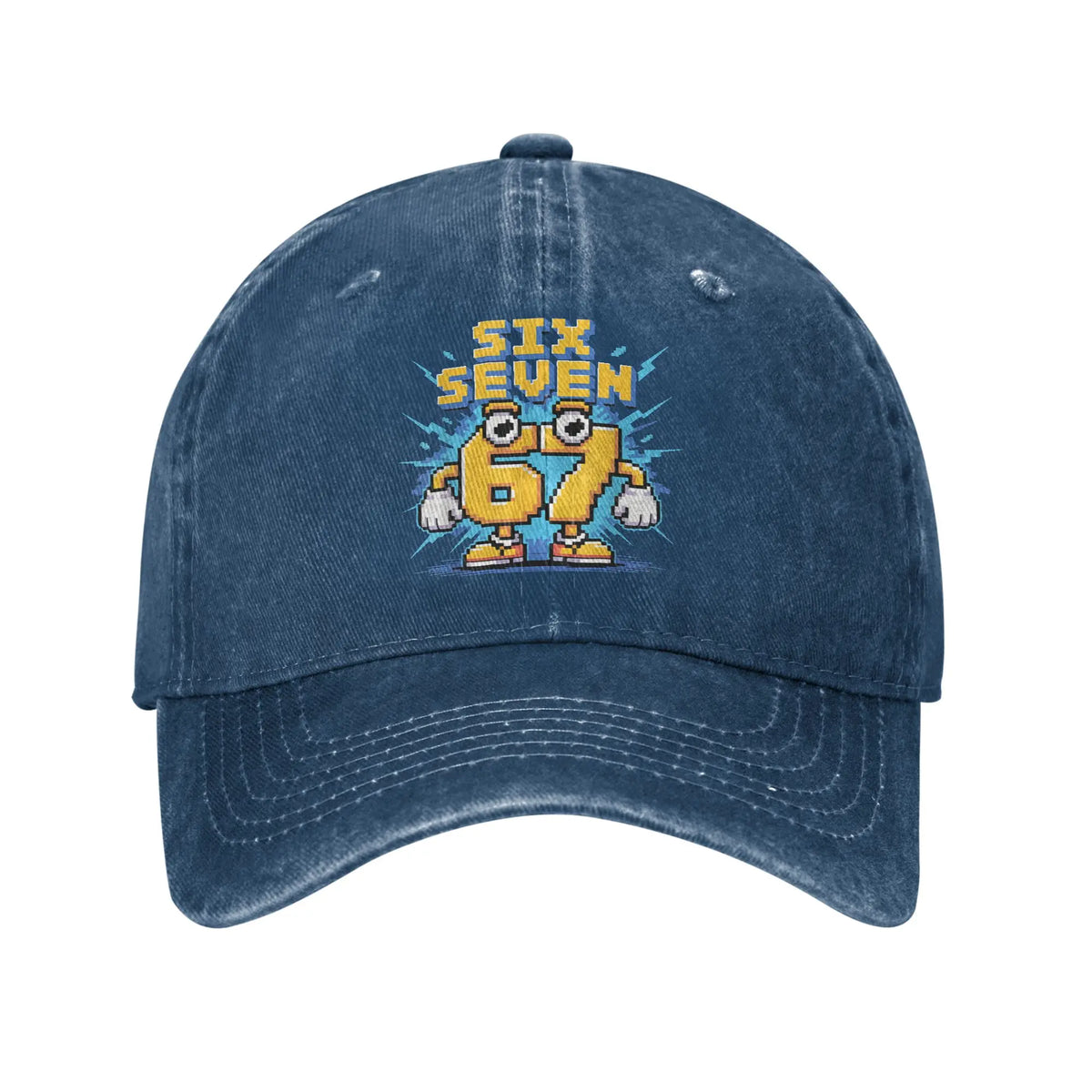 67 „Meme Brainrot Six Seven Kids Gaming Gen Alpha Sun“ beisbolo kepurė, kasdieninė vyriška „trucker“ kepurė, didmeninė prekyba, dizainas, lauko „snapback“ kepurė