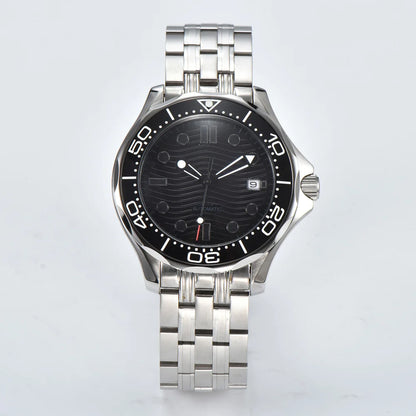 Men's Automatic Mechanical Watch 41mm Stainless Steel Waterproof Case Ceramic Bezel Men's Fashion Business Watch