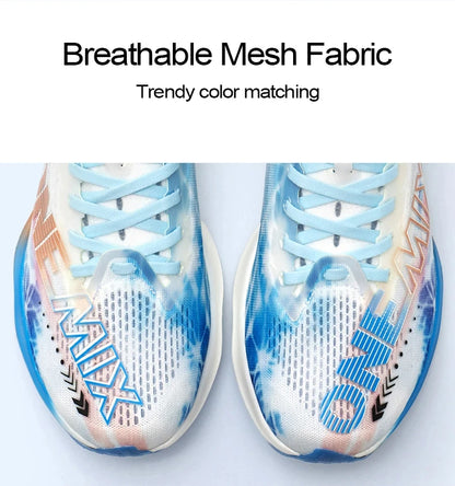 ONEMIX Nylon Carbon Board Marathon Running Racing Shoes, Professional Stable Support, Shock Relief, Ultra-light Rebound Sneakers