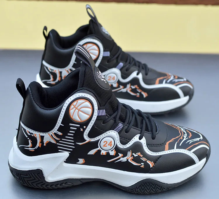 Verkauf von Basketballschuhen für Herren, High-Top-Sportschuhe für Outdoor, gepolstert, Herren-Sportschuhe, bequeme weiße Sneaker, Zapatillas