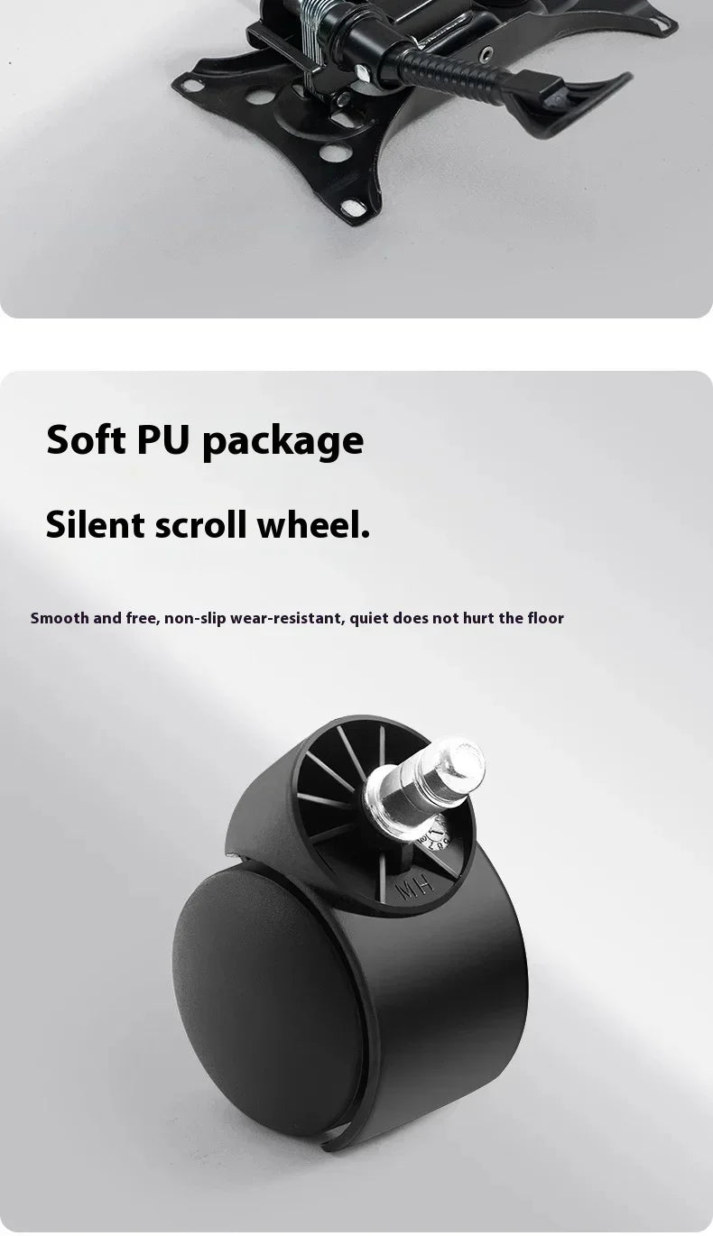 Gaming Chair Office Desk Ergonomic Computer Adjustable Armrests 3D Headrest Chair Lift Chair Back  Can Tilt Back with Foo Pedals