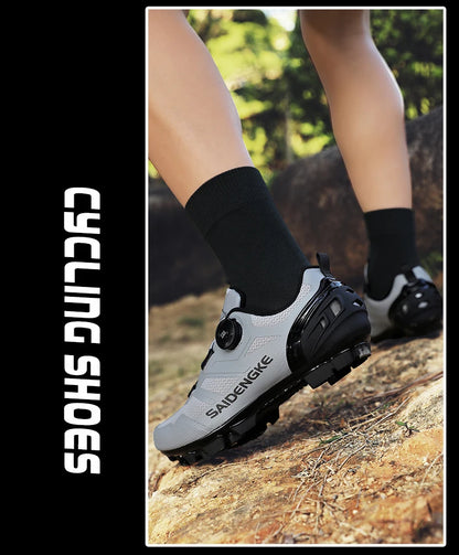 Nouvelles chaussures de cyclisme unisexes, professionnelles, légères, luxueuses, originales, pour route, VTT, course, vélo de mode, vélo de ville, sports de rue