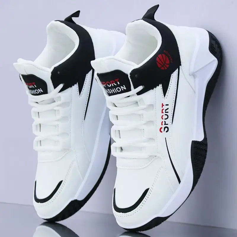 Verkauf von Basketballschuhen für Herren, High-Top-Sportschuhe für Outdoor, gepolstert, Herren-Sportschuhe, bequeme weiße Sneaker, Zapatillas