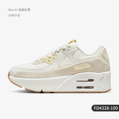 Sneakers da donna Nike Air Max 90 LV8 con plateau, modello low-top, autentiche FD4328-100