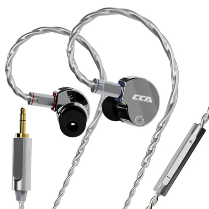 CCA Phoenix HiFi Earphones Dynamic Drive LCP Diaphragm Earphones Noise Cancelling Replaceable 2PIN Cable Gaming Wired Earphone