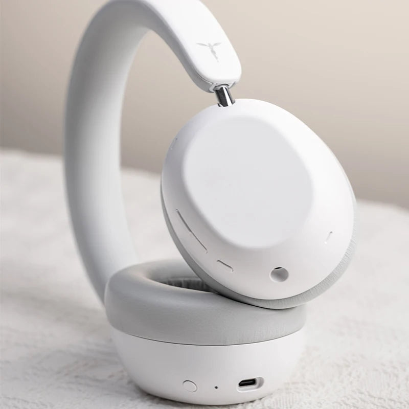 TANCHJIM RITA HiFi Bluetooth Headset Wireless & Wired ANC Headphones, Bluetooth 6.0 LDAC Over-Ear Headphones with 40mm Dynamic Driver, Gaming Headset with ENC & 3.5mm Audio Cable