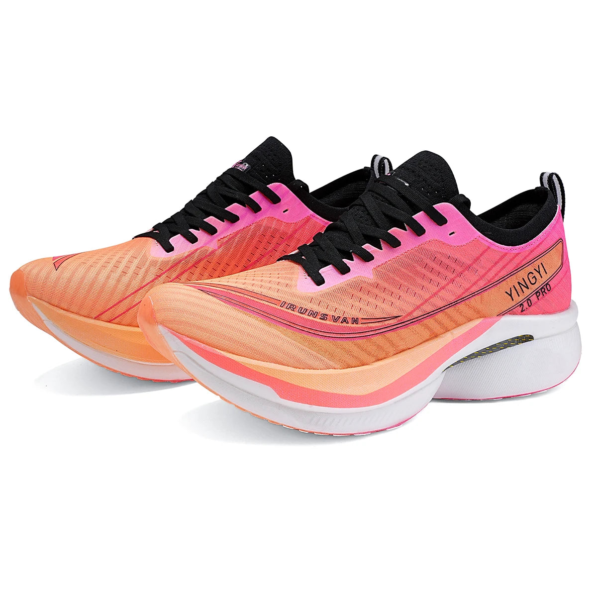 2025 IRUNSVAN SHADOW WING 2.0 PRO Marathon Air Cushion Sports Running Shoes Carbon Plate Trail Running Shoes Lightweight Sneaker