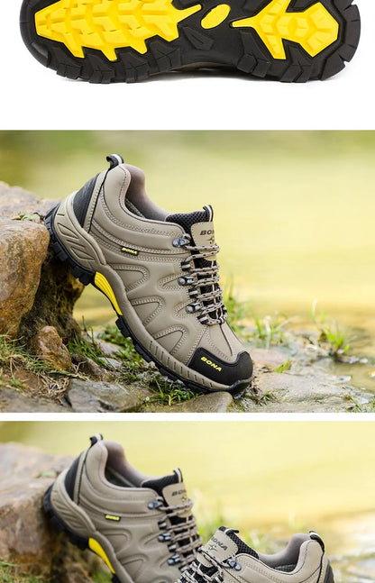 BONA Neuheit Klassischer Stil Herren-Wanderschuhe zum Schnüren Herren-Sportschuhe Outdoor-Jogging Trekking-Sneaker