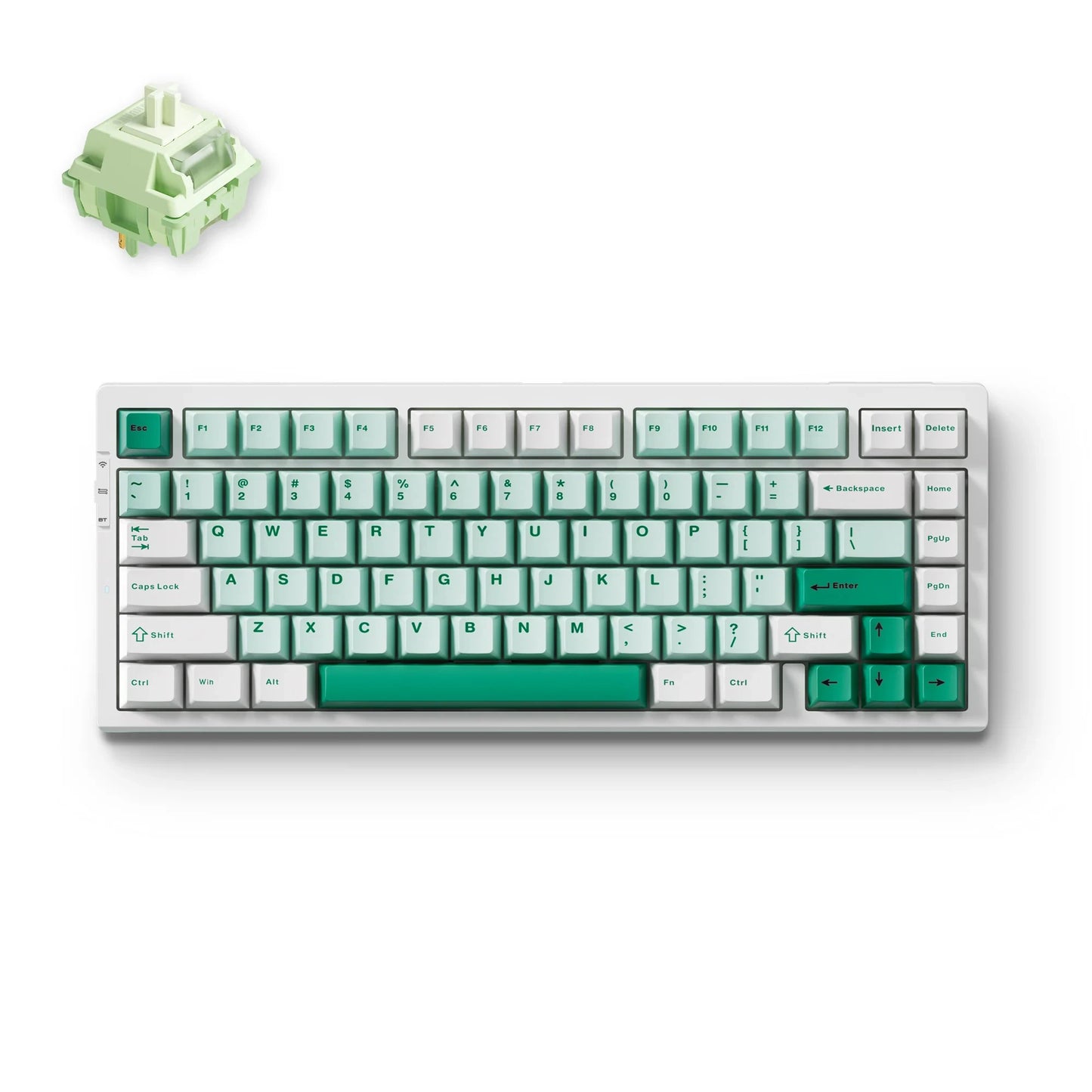 MCHOSE G75 Pro Wireless Mechanical Keyboard 75% Layout Gasket Mounted 5 Layers Dampening RGB Backlit Tri-Mode Hot Swappable