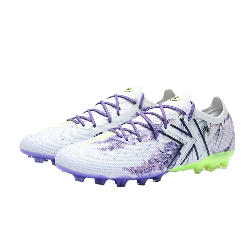 KELME chaussures de football adulte MG chaussures de football à ongles courts chaussures d'entraînement de compétition professionnelle d'herbe pour jeunes chaussures de football