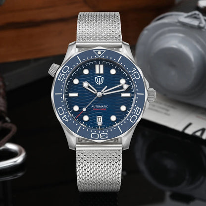 Watchdives WD007 V4 Titanium NTTD Dive Watch PT5000 Automatic Movement Sapphire Super Luminous Domed Crystal 42mm Men Watches
