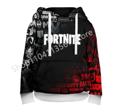 Φούτερ με Κουκούλα Llama Battle Royale F-Fortnited με 3D Εκτύπωση για Άνδρες, Γυναίκες και Παιδιά, Αγόρια και Κορίτσια, Streetwear Πουλόβερ, Πράσινα Τοπ