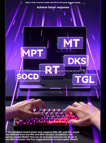 AULA WIN60 HE Wired Connection Magnetic Axis Keyboard RT Custom Mechanical Keyboard for E-sports Games 8K Polling Rate