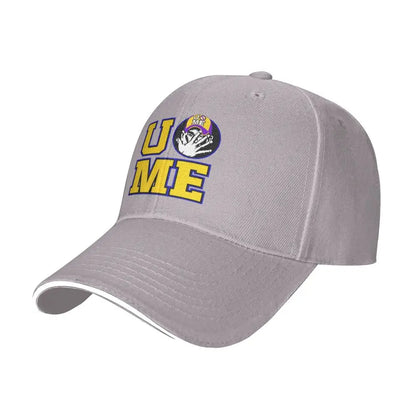 Yellow Wrestling Cena John White Custom Baseball Caps For Mens Unisex Male Beach Sunscreen Hat Snapback Cap