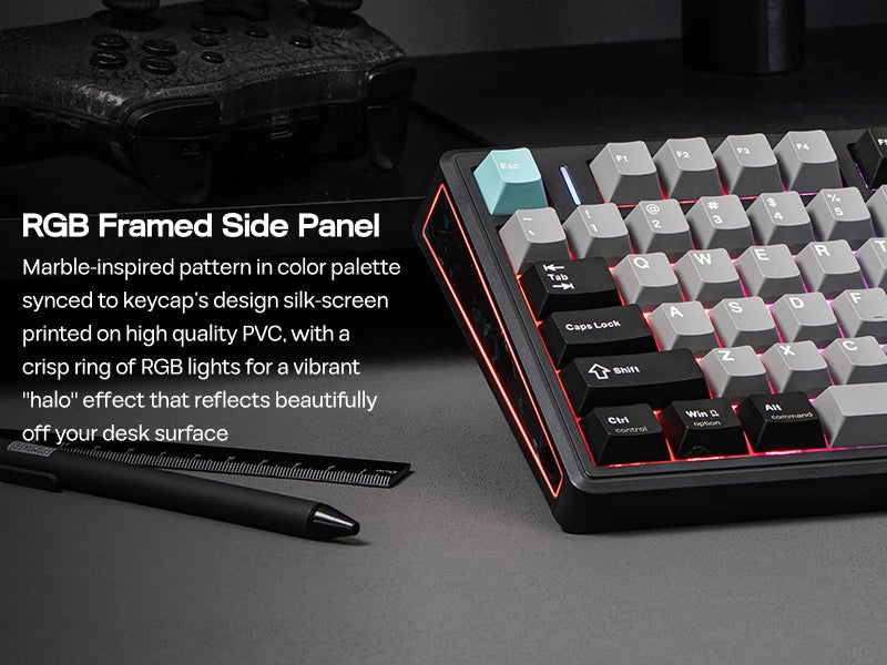 EPOMAKER TH80 V2 75% ANSI US Layout Gasket Tri-mode Wireless Mechanical Gaming Keyboard with 8000mAh Battey & RGB Backlight