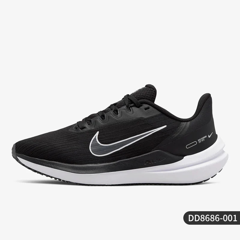 Nike Authentic Air Winflo 9 Women's Lightweight Wear-Resistant Running Shoes DD8686-001