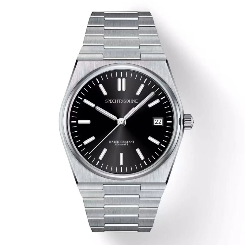 2025 New Arrivals Specht&Sohne Men's Watches Stainless Steel Sapphire Classic Quartz Men Watch Relogio Masculino 100M Waterproof