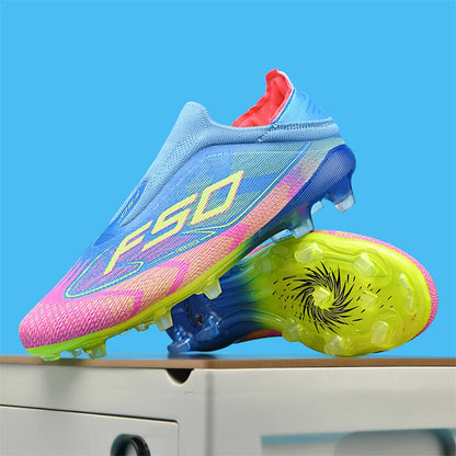 Chaussures de Football pour hommes, bottes de Football antidérapantes pour adultes, ultralégères, crampons d'intérieur, antidérapantes, Fg, gazon, Futsal, confortables, nouvelle collection