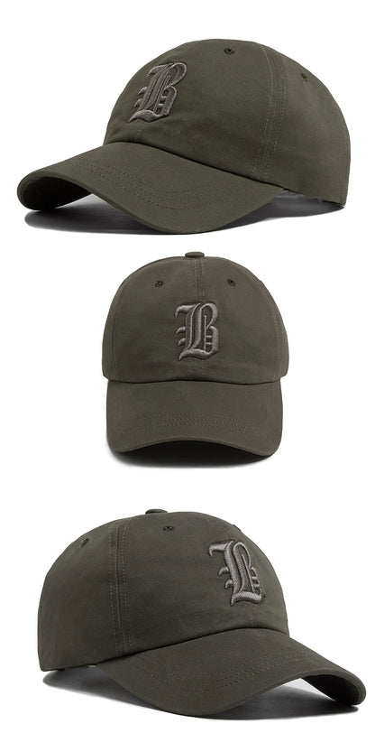 Summer Fashion Men's Baseball Cap Letter Embroidered Cotton Trucker Hat Casual Outdoor Soft Top Visor Cap Women Baseball Caps