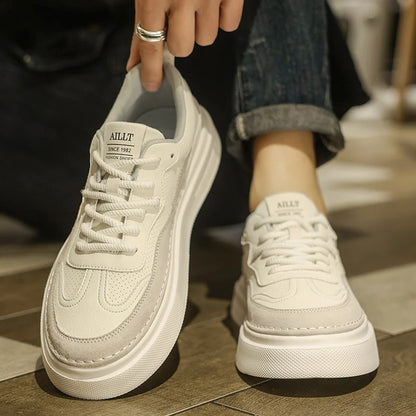 2025 Korean Edition Fashion Men's Casual Shoes Urban Design Slim Fit Low Top Sneakers Breathable Mesh for Streetwear 39-44