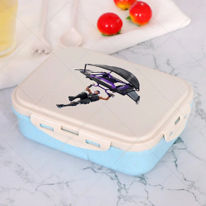 Fortnites Bento Lunch Box Anime Fortress Night Food Storage Containers Kids School Picnic Lunchbox Office Dinner Case Gift 2025