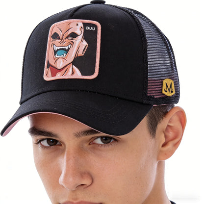 Casquette Dragon Ball Son Goku pour l'été, casquette de voyage à visière, casquette pour homme brodée, style hip-hop en maille, visière pare-soleil, casquette de baseball, sport de plein air