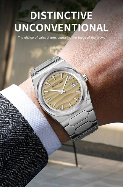 2025 New Arrivals Specht & Söhne 222 Gold Watches For Men Super Slim Steel Sapphire Classic Quartz Watch Relogio Masculino 37MM