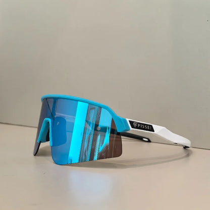PISSEI Cycling Eye Sports Goggles Windproof UV Protection Goggles Men's Sports Sunglasses Women's SUTRO 9465 Sunglasses