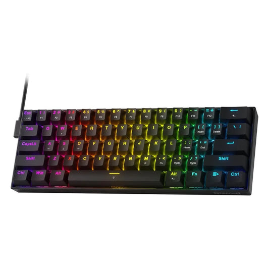 Redragon K617 HE Rapid Trigger Gaming Keyboard 60% Wired Mechanical Keyboard with Hall Effect Magnetic Switch, 61 Keys, 8K Hyper-Polling RGB Gaming Keyboard