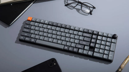 Keychron K17 Max QMK Wireless Ultra-Slim Mechanical Keyboard 96% Layout Gateron Switch LSA PBT Keycap