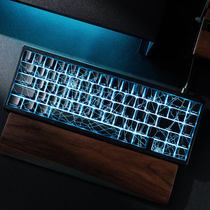 XVX Wireless Mechanical Keyboard M67 JadeStone With IMD-Tech Keycaps Tri-Mode Topographic White Gamer Keyboard Gasket Design