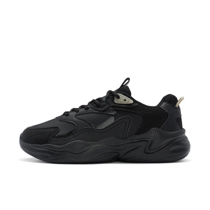 Xtep Casual Shoes For Men Breathable Thick Sole Heightened Lightweight Strong Wrapping Street Style Sports Shoes 977319320047
