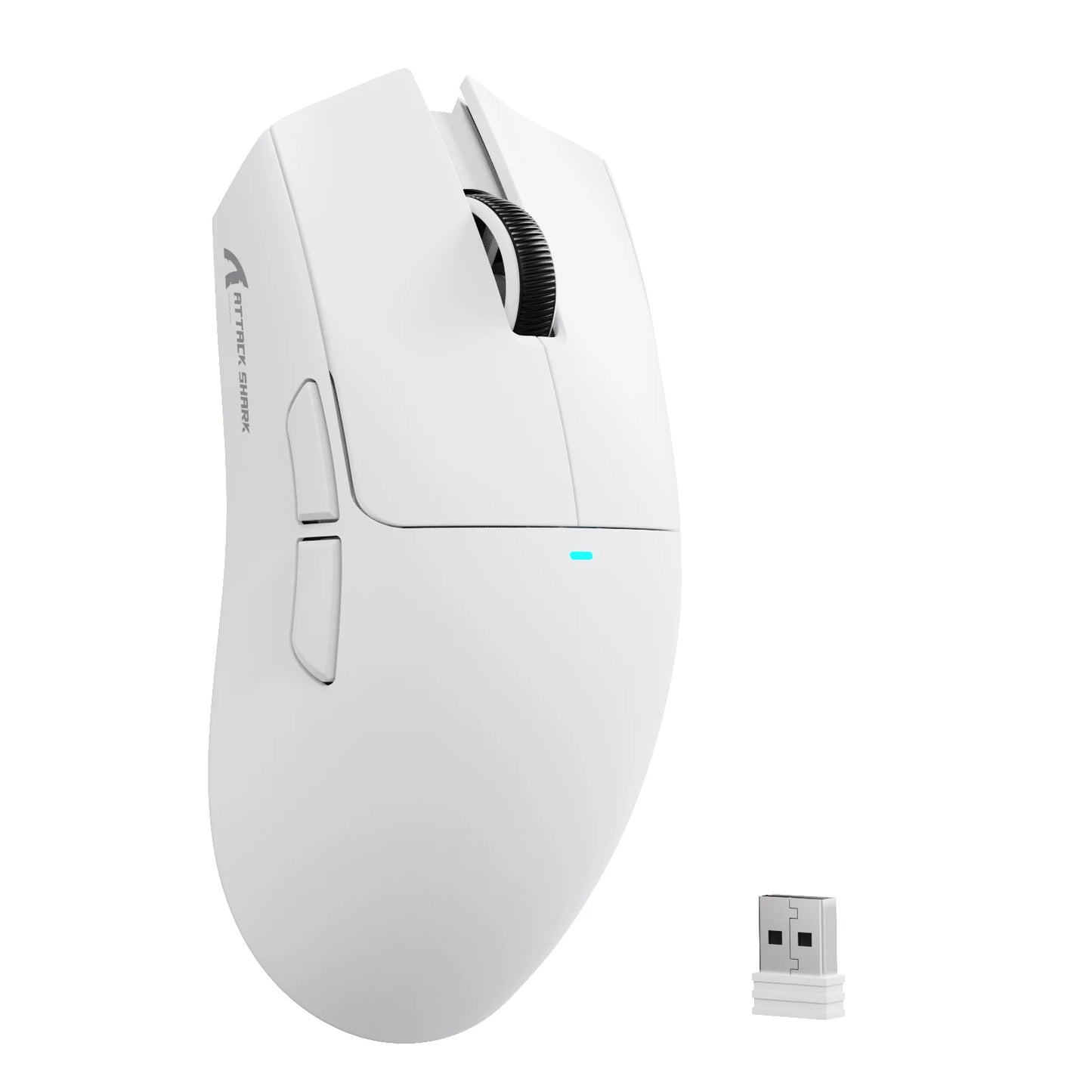 Bezdrôtová herná myš ATTACK SHARK X11SE, trojrežimové pripojenie, superľahká 63g s PAW3311 senzorom, 22000 DPI, 300mAh batéria, duálny ovládač