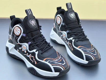 Verkauf von Basketballschuhen für Herren, High-Top-Sportschuhe für Outdoor, gepolstert, Herren-Sportschuhe, bequeme weiße Sneaker, Zapatillas