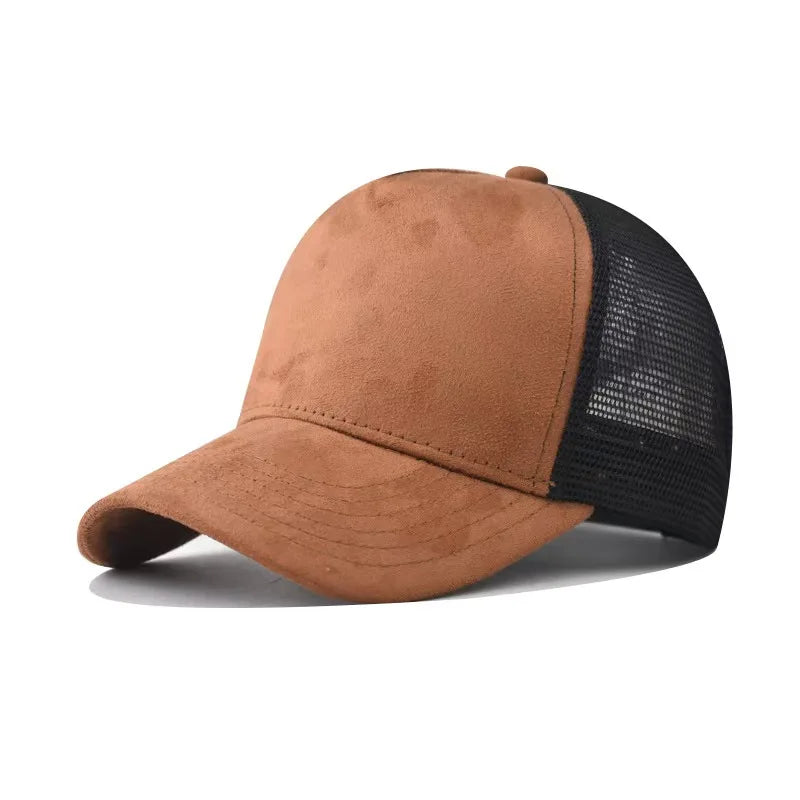 New Summer Mesh Baseball Cap Women Men Letter Patch Snapback Hat Casual Breathable Unisex Street Hip Hop Trucker Caps