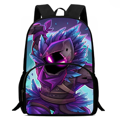 Hot-Game-Kinderrucksäcke mit Lunchbag und Federmäppchen, große Schultaschen für Schüler, Design F – FortniteS, für Jungen und Mädchen, ideales Geschenk