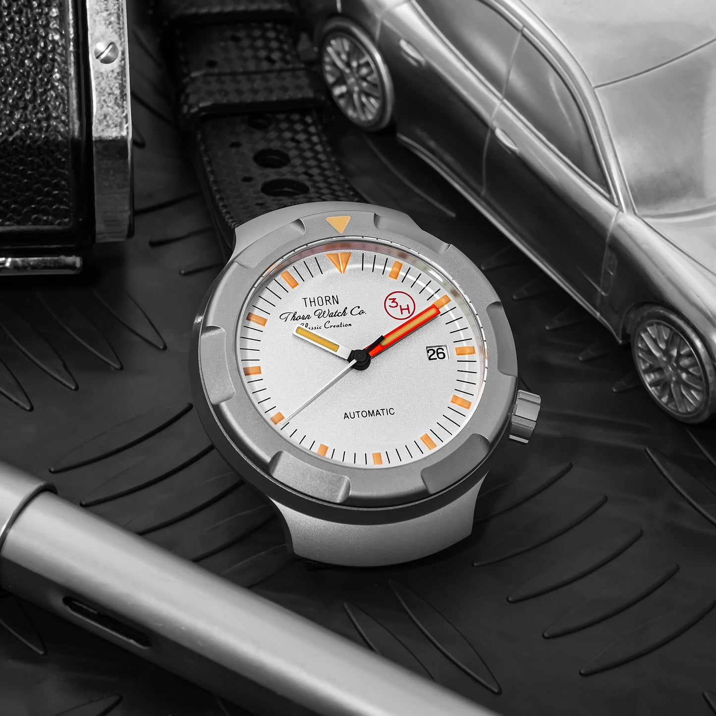 THORN T011 Men's Titanium Watch PT5000 Automatic Movement Mechanical Tribute Vintage Watches Sapphire Luminous 10Bar Waterproof