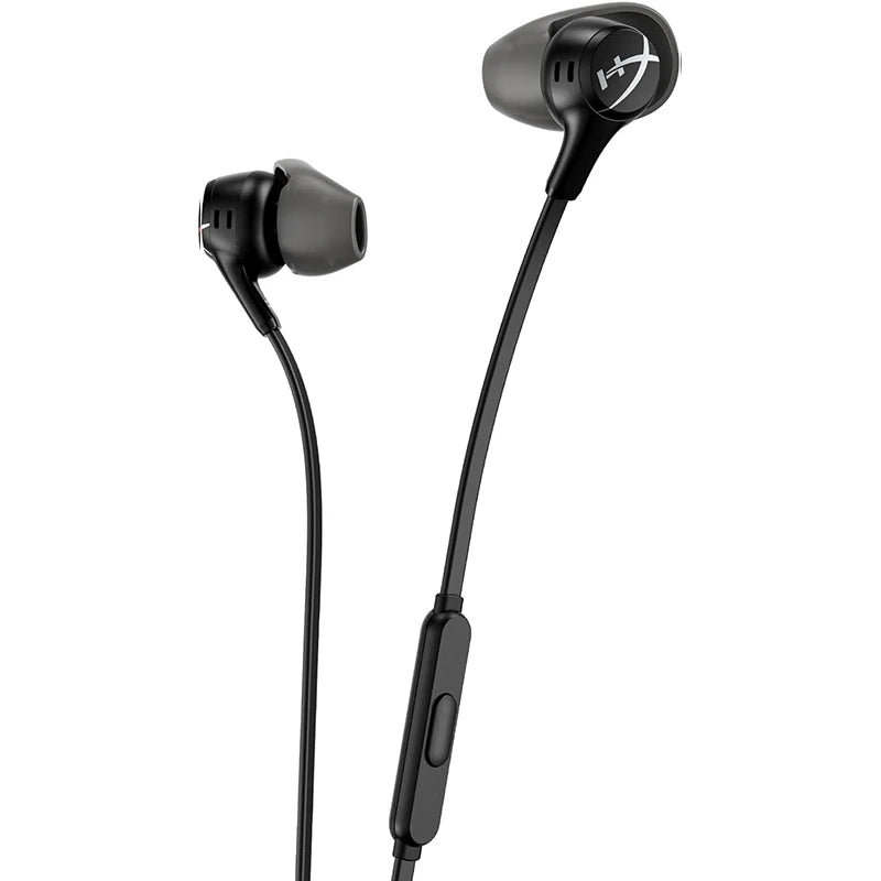 HyperX Cloud Earbuds II Wired Gaming Earphones with Microphone, 3.5mm Gaming Earbuds for PC Mobile Nintendo Switch, High-Fidelity In-Ear Headphones