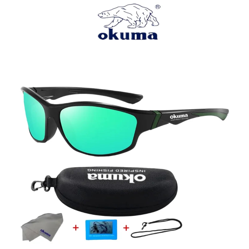 Okum fashion polarized glasses UV400, anti UV, glare, strong light, suitable for cycling, driving, fishing, etc