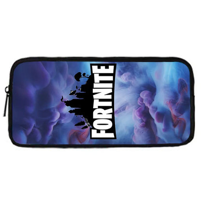 Trendiges Gaming-Design Kinder-Rucksack F-FortniteS mit Lunchbag und Federmäppchen, Schulranzen mit großem Fassungsvermögen für Jungen und Mädchen, ideales Geschenk