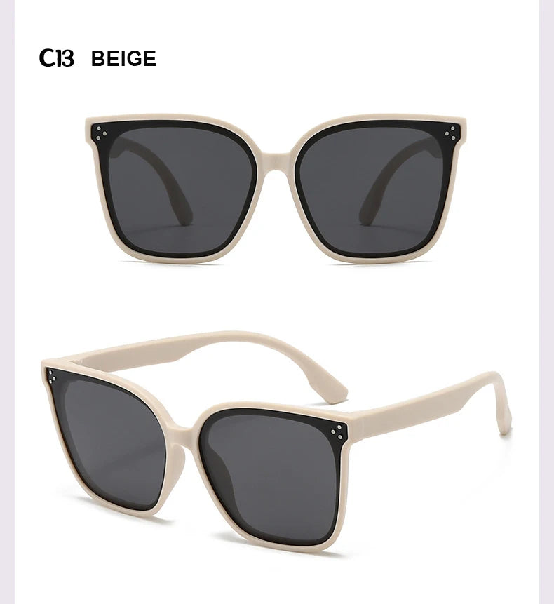Children's Sunglasses Large Frame Fashionable Sunshade Anti-ultraviolet Silicone Polarized Children's Glasses 23048 23048