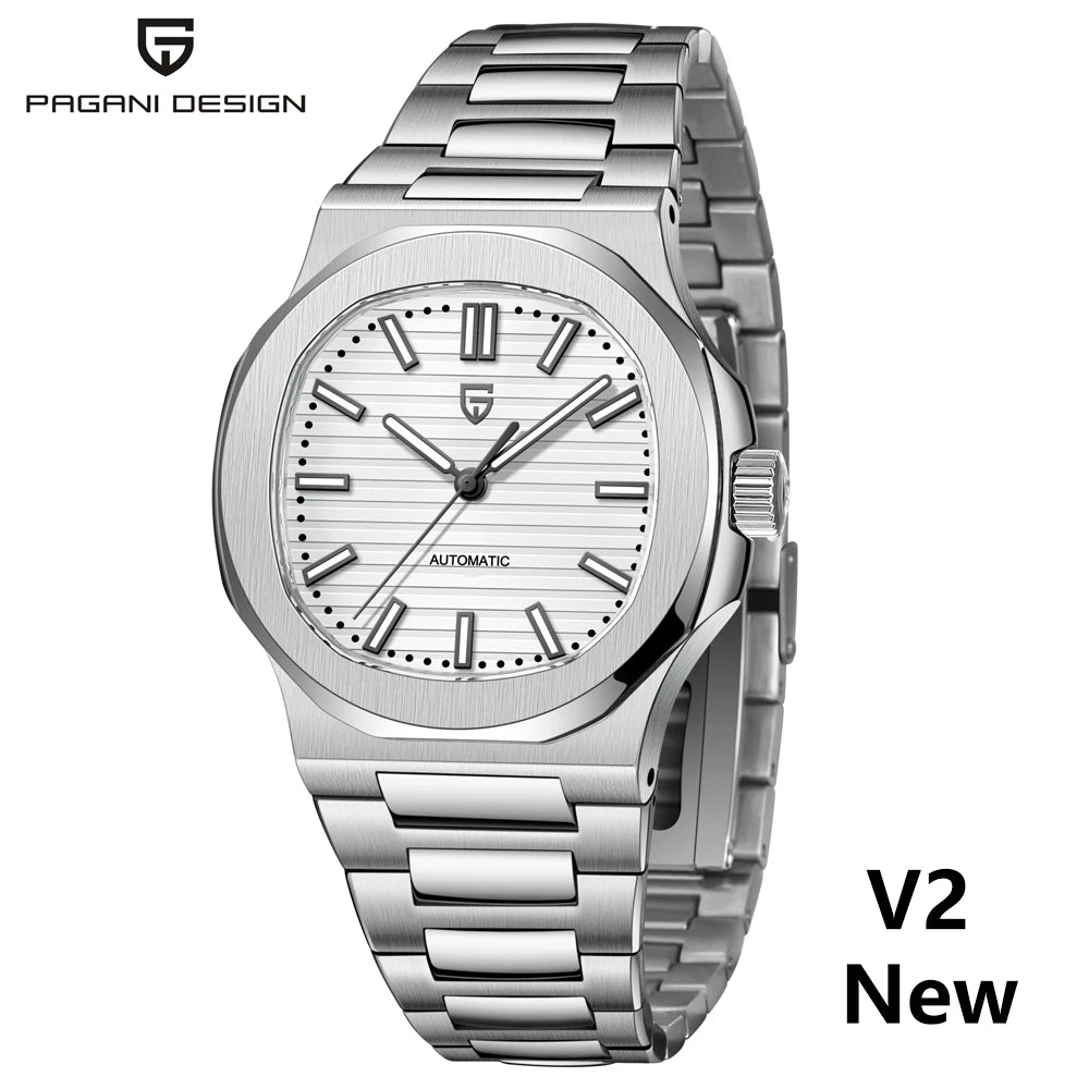 2026 New PAGANI DESIGN 40MM Men's Watches Luxury Automatic Watch For Men Mechanical WristWatch Stainless Steel Sapphire glass